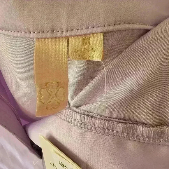 NWT Versona Silk Purple Pants Size M - Picture 3 of 3